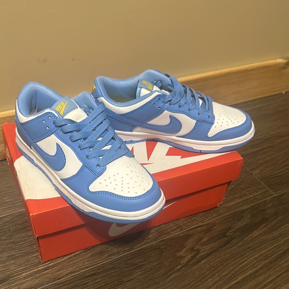 Nike Blue and White Sneakers